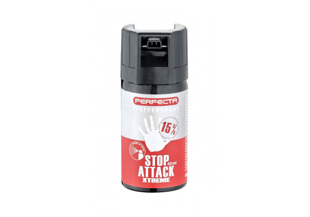 Aérosol lacrymogène GAZ POIVRE STOP ATTACK XTREME 40ML PERFECTA UMAREX