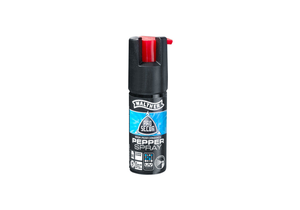 Aérosol lacrymogène GAZ CS + POIVRE 10% PROSECUR PEPPER SPRAY 1.5 METRES 16 ML WALTHER UMAREX