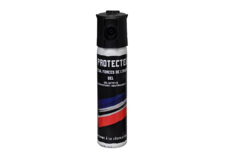 Aérosol lacrymogène GEL CS SPECIAL FORCE DE L´ORDRE 75ML LE PROTECTEUR