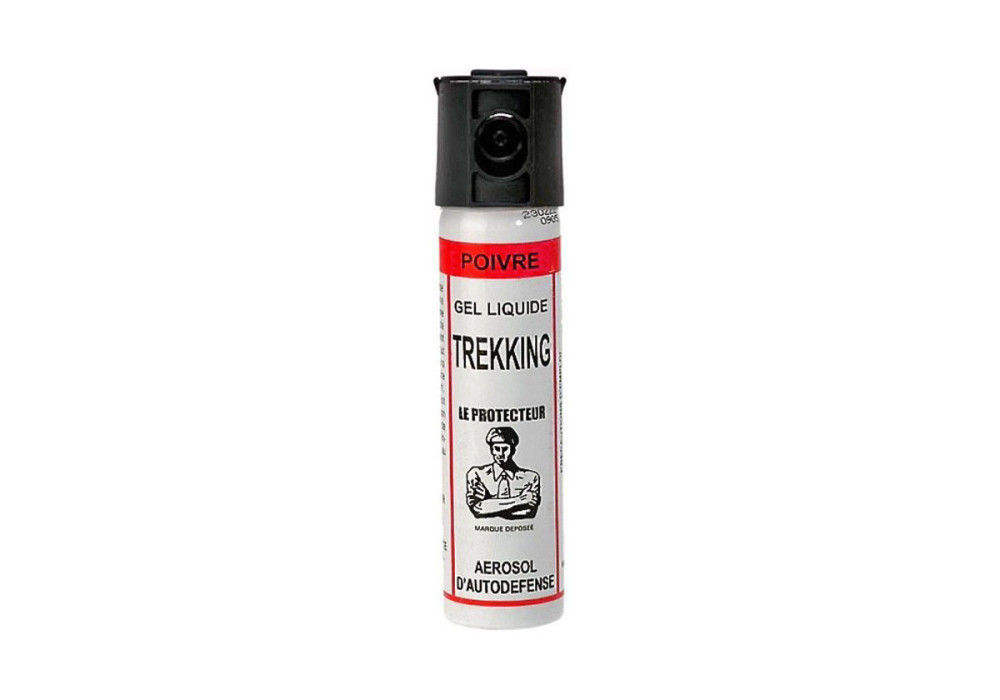 Aérosol lacrymogène GEL POIVRE TREKKING 75ML LE PROTECTEUR