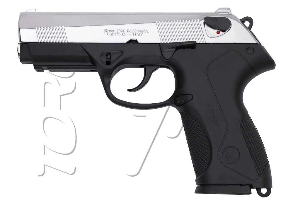 Pistolet Alarme 9mm PAK BERETTA PX4 PK4 SILVER 10 COUPS KIMAR