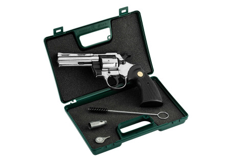 Revolver alarme 380/9mm RK COLT PYTHON 4" SILVER 6 COUPS KIMAR