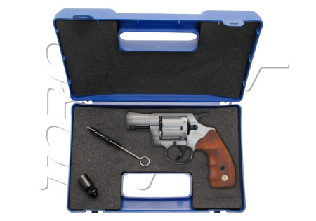 Revolver Alarme 380/9mm RK COLT DETECTIVE SPECIAL NICKELE BOIS 6 COUPS UMAREX