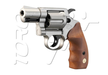 Revolver Alarme 380/9mm RK COLT DETECTIVE SPECIAL NICKELE BOIS 6 COUPS UMAREX