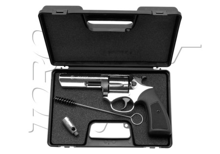 Revolver alarme 380/9mm RK POWER ALARM 4" SILVER 5 COUPS CHIAPPA KIMAR