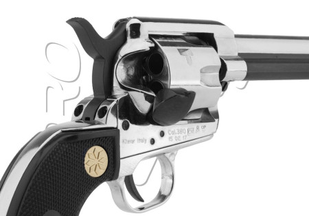 Revolver alarme 380/9mm RK SINGLE ACTION 4" 3/4 NICKEL 6 COUPS CHIAPPA