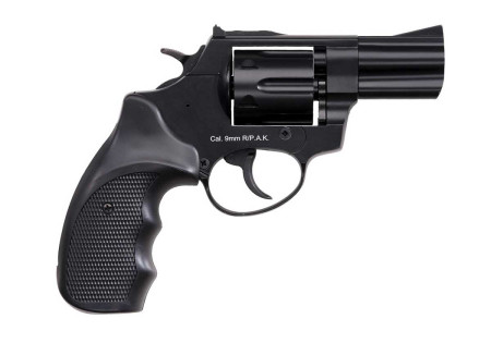 Revolver alarme 380/9mm RK SINGLE/DOUBLE ACTION 2.5" 6 COUPS EKOL BLACK