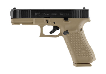 Pistolet Alarme 9mm PAK GLOCK 17 GEN5 17 COUPS BLACK TAN UMAREX + MALLETTE UMAREX