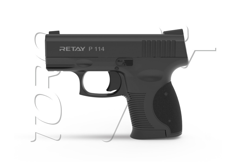 Pistolet Alarme 9mm PAK P114 MINI BLACK RETAY