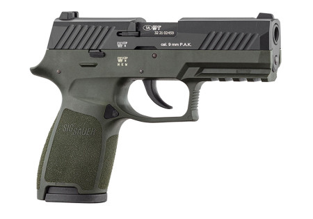 Pistolet Alarme 9mm PAK P320 OLIVE 15 COUPS SIG SAUER