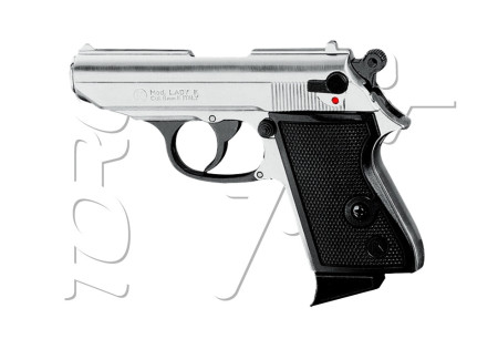 Pistolet Alarme 9mm PAK WALTHER PPK LADY K CHROME SILVER 5 COUPS KIMAR