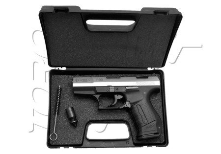 Pistolet Alarme 9mm PAK WALTHER P99 SILVER BLACK 15 COUPS UMAREX