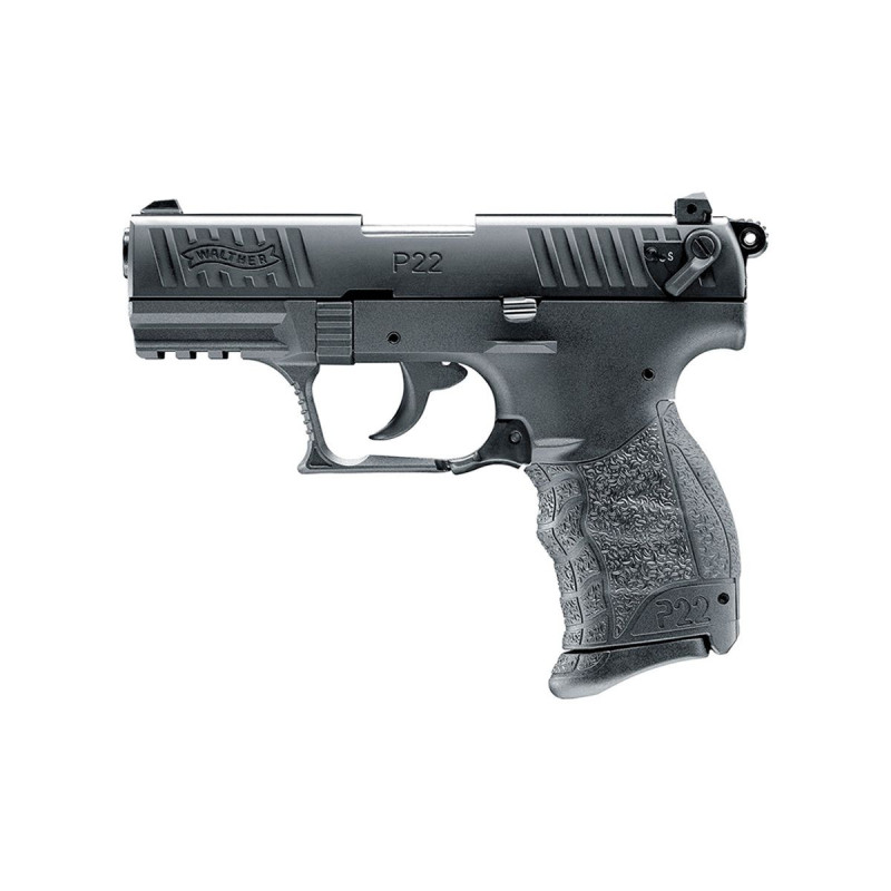 Pistolet Alarme 9mm PAK WALTHER P22Q BLACK 7 COUPS UMAREX