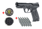 Pack DEFENSE SMITH & WESSON M&P9 M2.0 T4E CAL 0.43 CO2 BLACK UMAREX