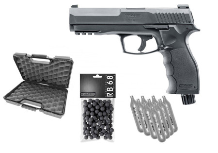 Pack PISTOLET DEFENSE HDP T4E CAL 0.50 CO2 BLACK 11 JOULES UMAREX