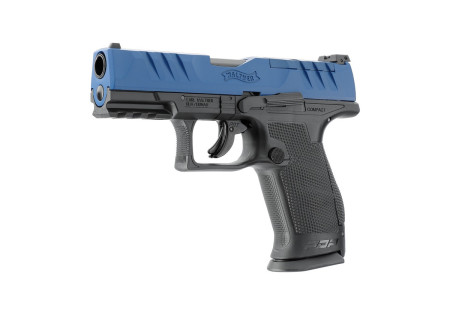 Pistolet DEFENSE PDP COMPACT 4" ENTRAINEMENT T4E CAL 0.43 CO2 BLUE BLACK 8 COUPS UMAREX