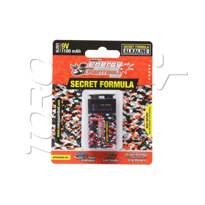 Piles 6LR61 9V ENERGY PAINTBALL