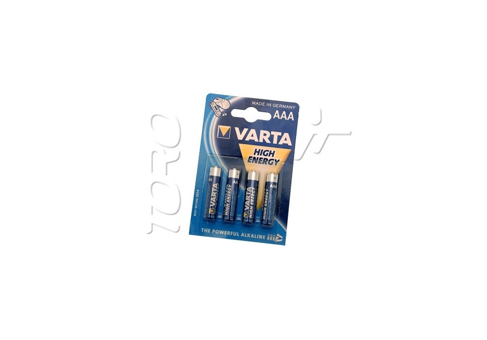 Piles LR03 AAA 1.5V ALCALINES VARTA X4