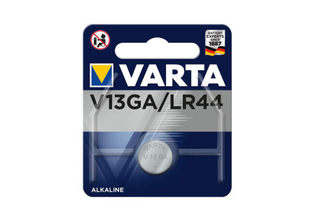 Piles LR44 1.5V V13GA VARTA ALCALINE X1