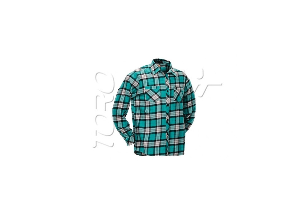 CHEMISE FLANNEL LUMBERJACK VERTE DYE