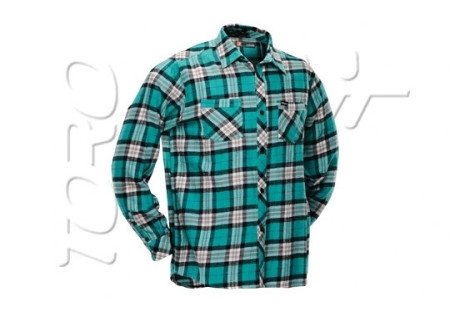 CHEMISE FLANNEL LUMBERJACK VERTE DYE