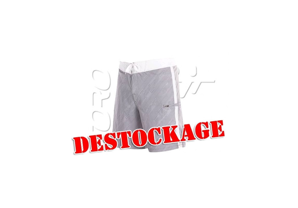 SHORT DE BAIN DYE HYPNOTIC WHITE GREY