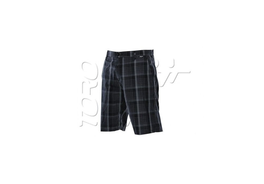 SHORT DYE CHECKERED BLACK WHITE - Taille 42 (32 US)