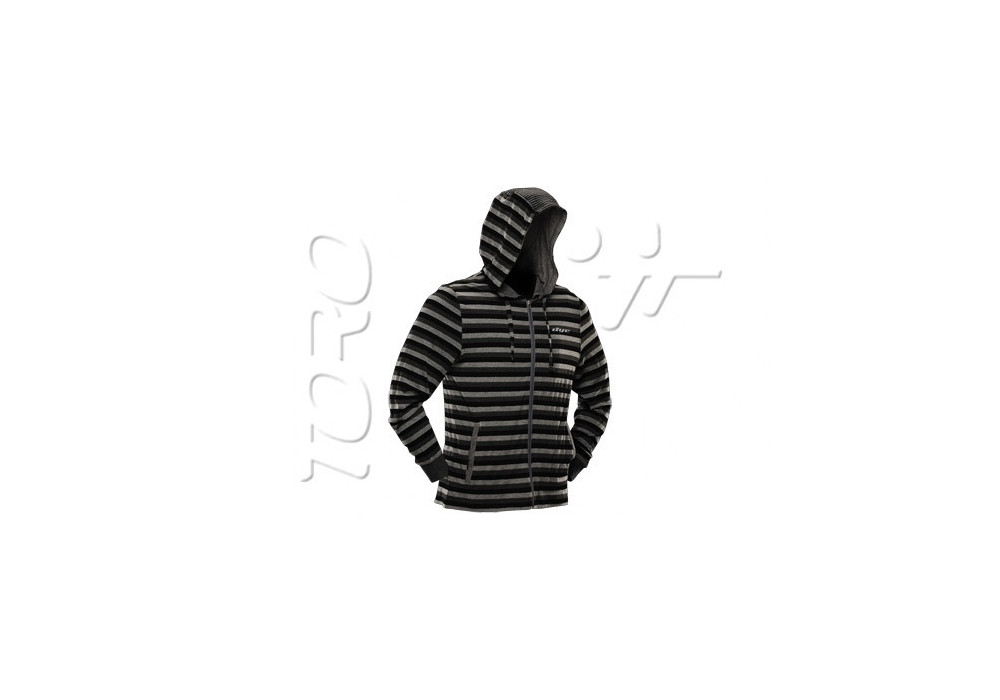 SWEAT STRIPES GREY DYE - Taille L