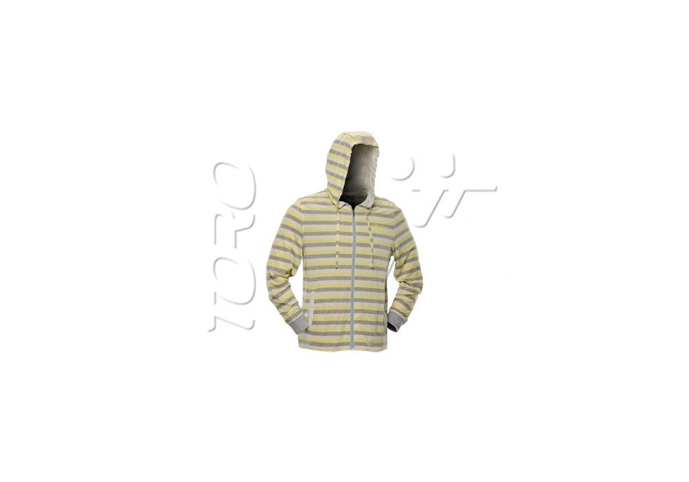 SWEAT STRIPES YELLOW DYE - Taille L