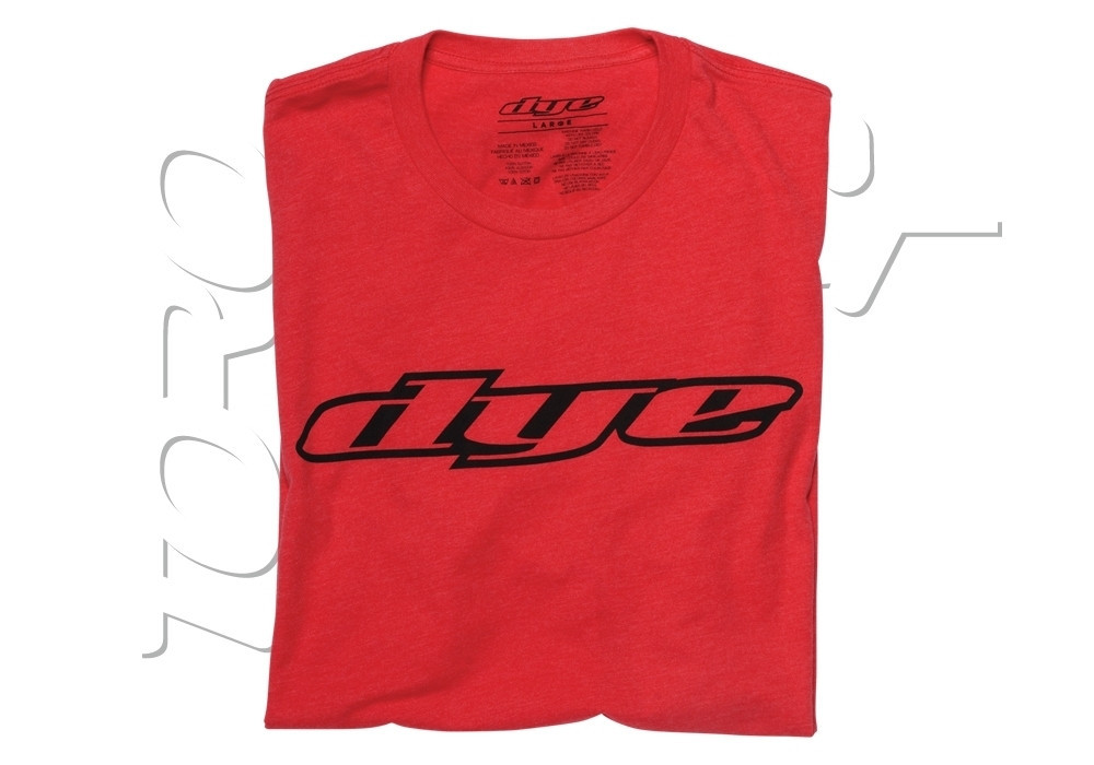 T SHIRT DYE LOGO RED - Taille XXL