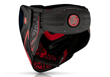 Masque DYE I5 2.0 THERMAL FIRE BLACK RED