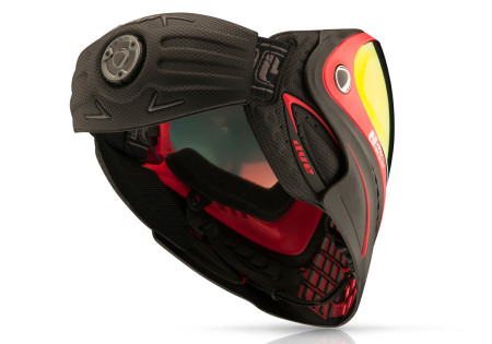 Masque DYE I4 PRO THERMAL MELTDOWN RED BLACK