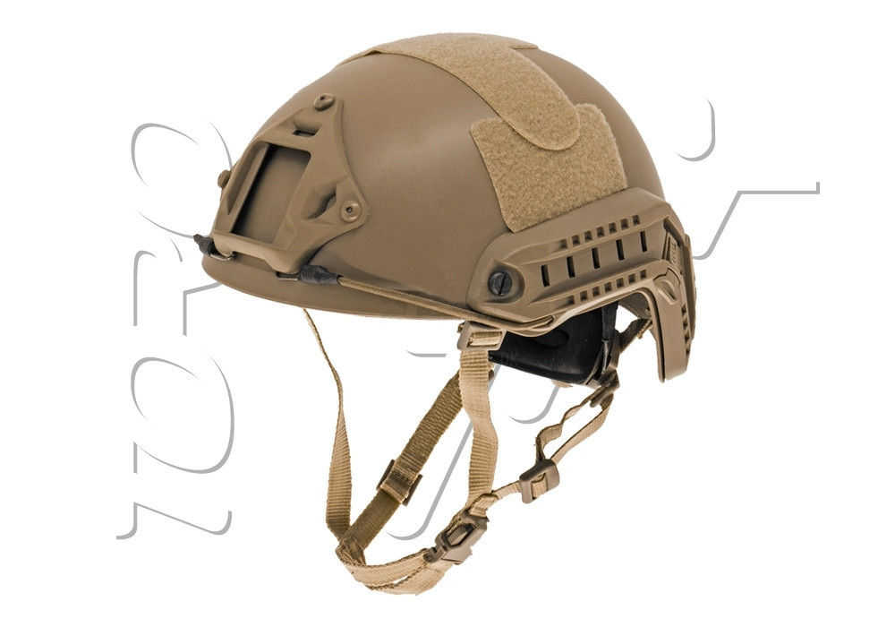 Casque tactique FAST MOLETTE TAN ASG