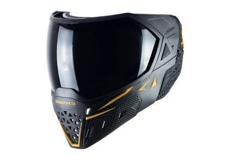 Masque EMPIRE EVS THERMAL BLACK GOLD ECRAN 2X CLEAR ET NINJA