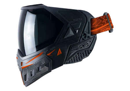 Masque EMPIRE EVS THERMAL BLACK ORANGE ECRAN 2X CLEAR ET NINJA