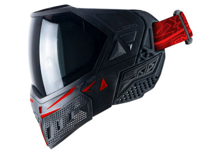 Masque EMPIRE EVS THERMAL BLACK RED ECRAN 2X CLEAR ET NINJA