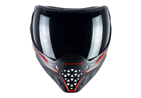 Masque EMPIRE EVS THERMAL BLACK RED ECRAN 2X CLEAR ET NINJA