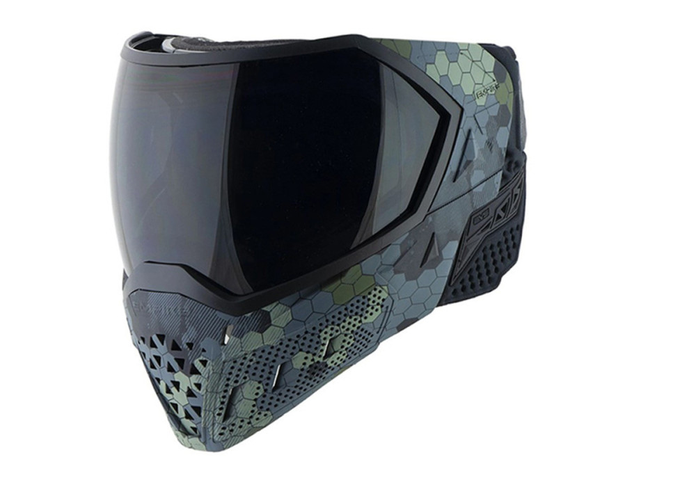 Masque EMPIRE EVS THERMAL SE HEX CAMO BLACK ECRAN 2X CLEAR ET NINJA