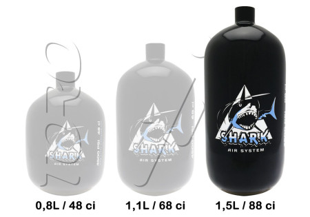 Bouteille CARBONE UL 1.5L 88Ci 4500 PSI PI SHARK