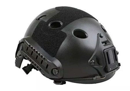 Casque tactique X-SHIELD FAST TYPE PJ MOLETTE GFC TACTICAL BLACK