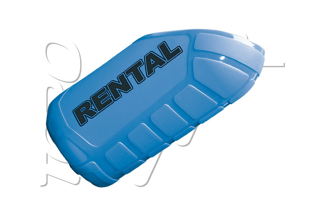 Housse bouteille ALU 0.8L 48Ci RENTAL BLUE EXALT