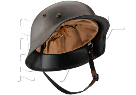 Casque REPRODUCTION WWII ALLEMAND M42 WW2 VIEILLI