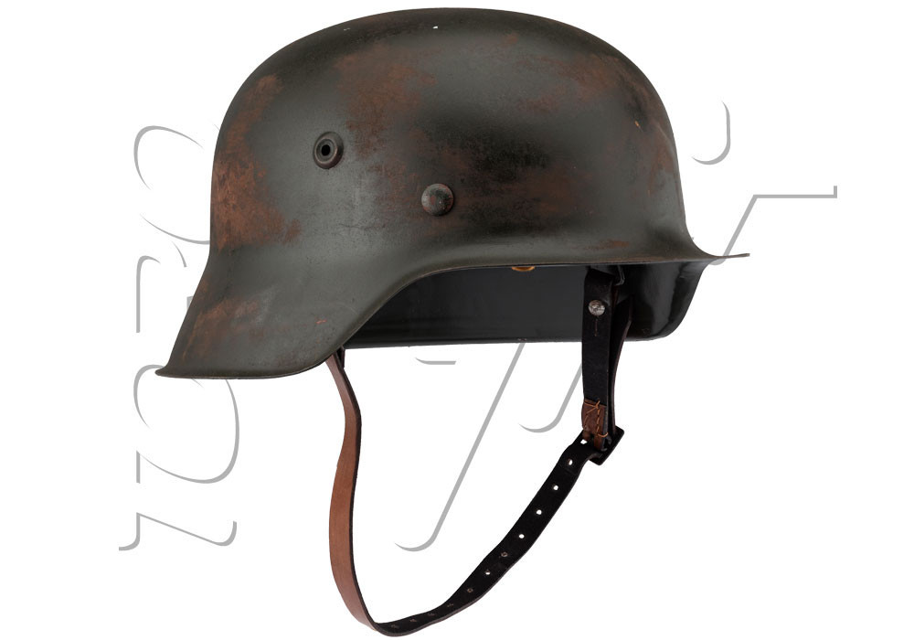 Casque REPRODUCTION WWII ALLEMAND M35 VIEILLI WW2