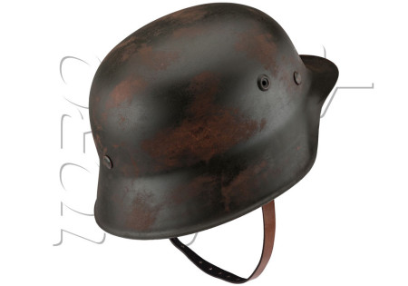 Casque REPRODUCTION WWII ALLEMAND M35 VIEILLI WW2