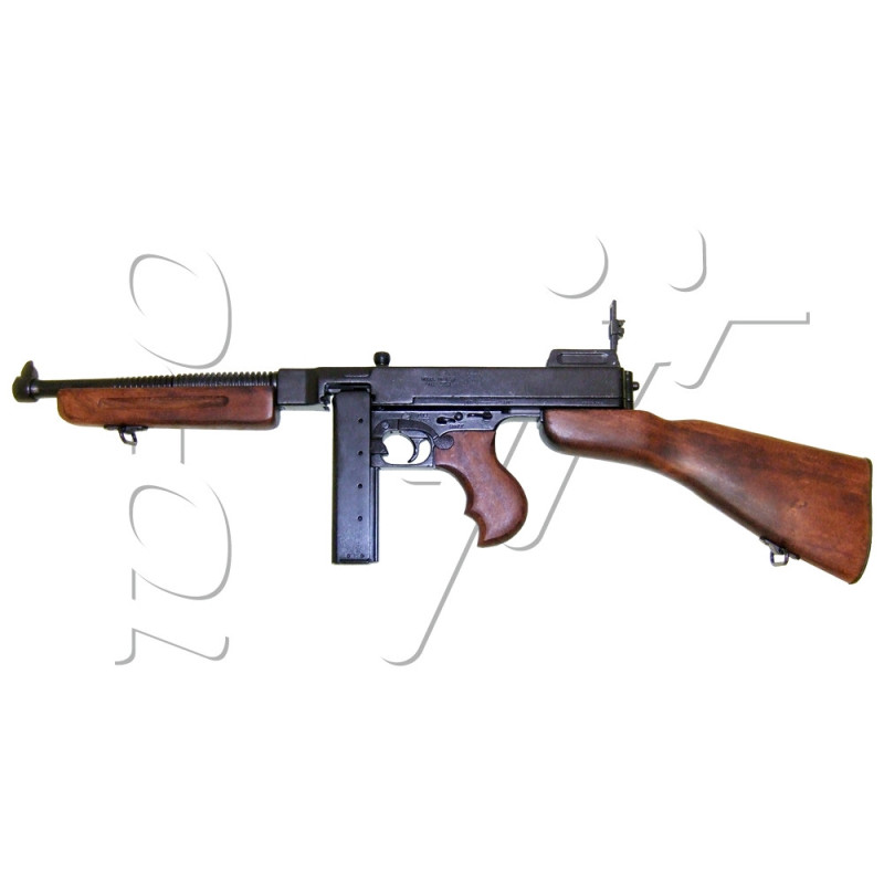 Réplique DECORATIVE MITRAILLETTE THOMPSON M1928 WW2 DENIX