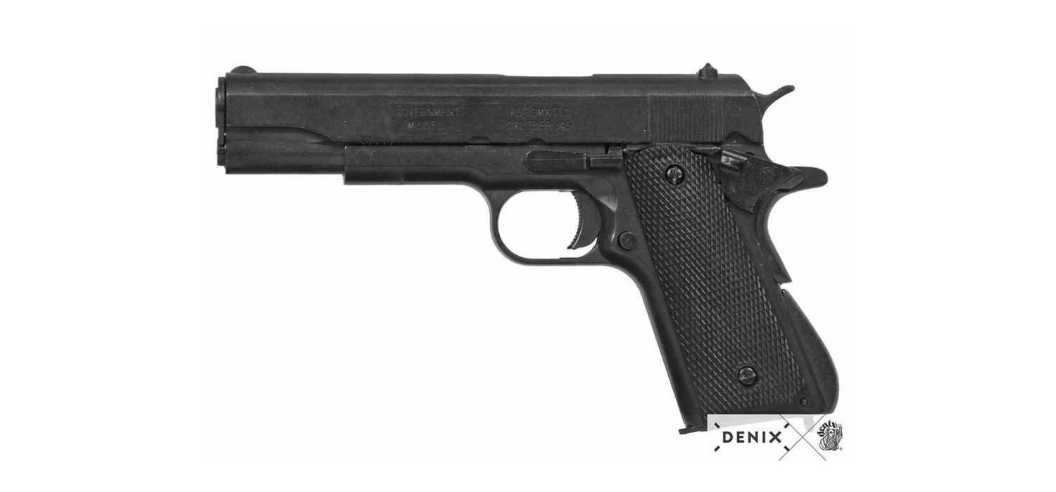 Réplique DECORATIVE PISTOLET M1911 WW2 DENIX