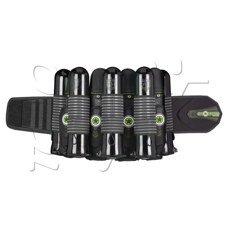 Harnais GI RACE 4+7 BLACK GREEN