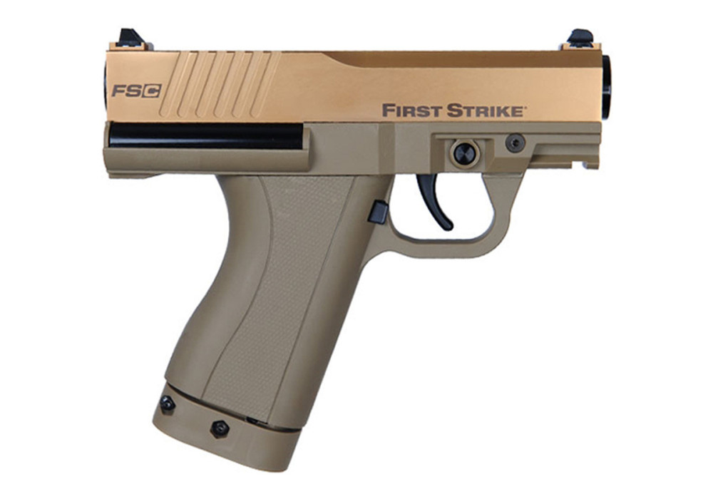 Pistolet FSC COMBAT PISTOL TAN GOLD FIRST STRIKE TIBERIUS