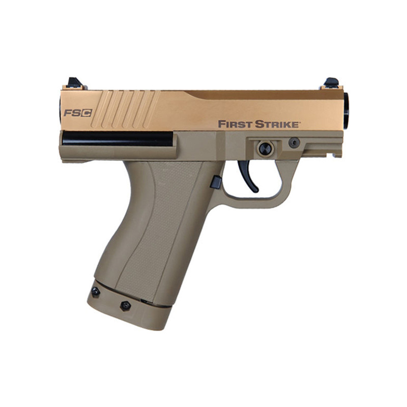 Pistolet FSC COMBAT PISTOL TAN GOLD FIRST STRIKE TIBERIUS