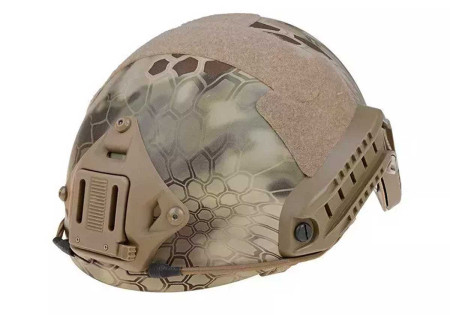 Casque tactique X-SHIELD FAST TYPE MH MOLETTE GFC TACTICAL KRYPTEK TAN